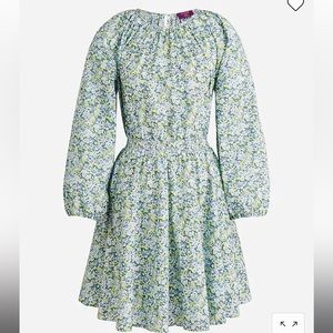 NWT Jcrew Palermo smocked-waist mini dress size S